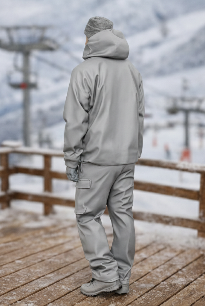 Alpine Hiker in Waterproof Shell & Cargo Pants | Resin Figurine