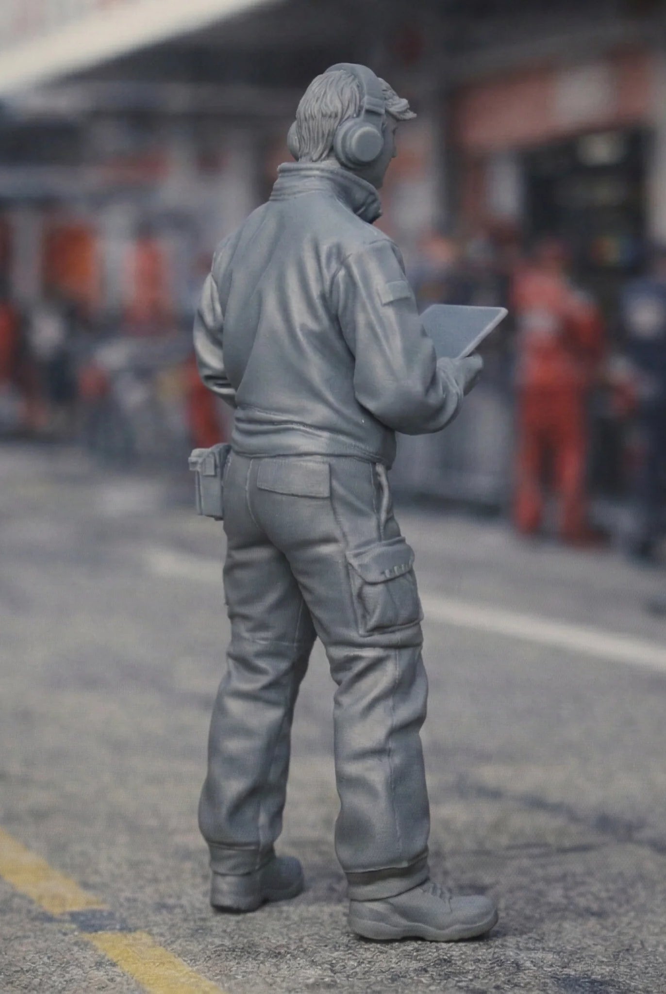 The Trackside Engineer | Motorsport Data Analyst Resin Figurine