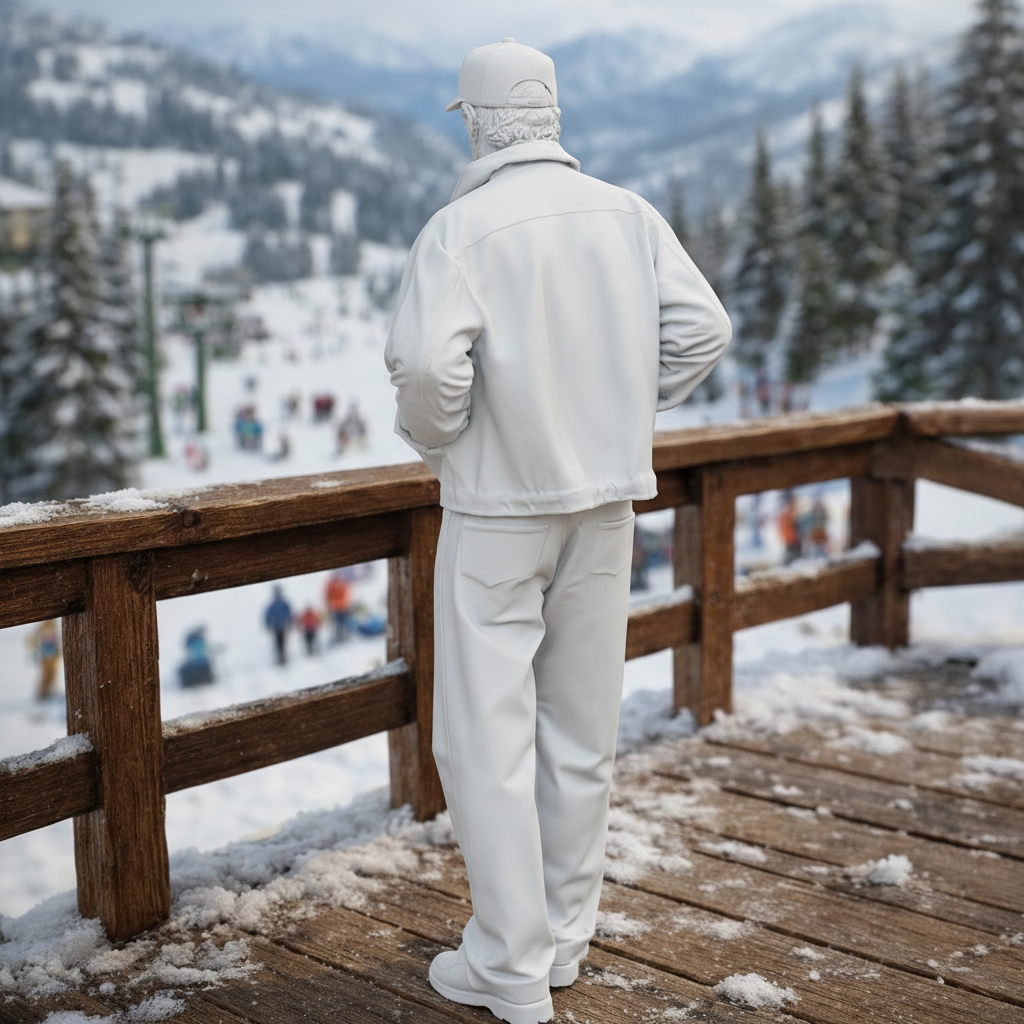 Contemporary Urban Traveller in Harrington Jacket | Resin Figurine