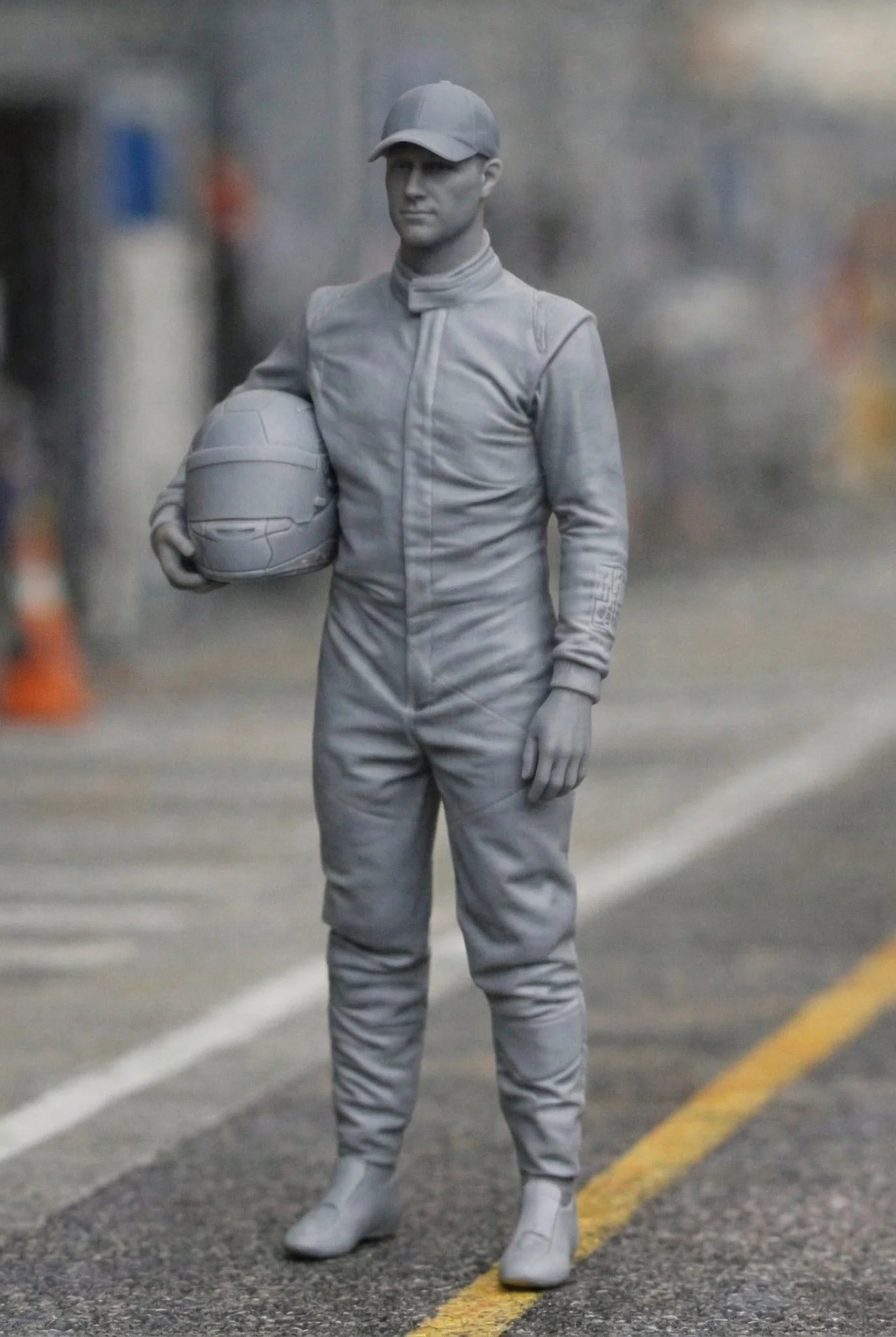 Professional GT Racing Driver | Scale Resin Slot Car Diorama Figurine