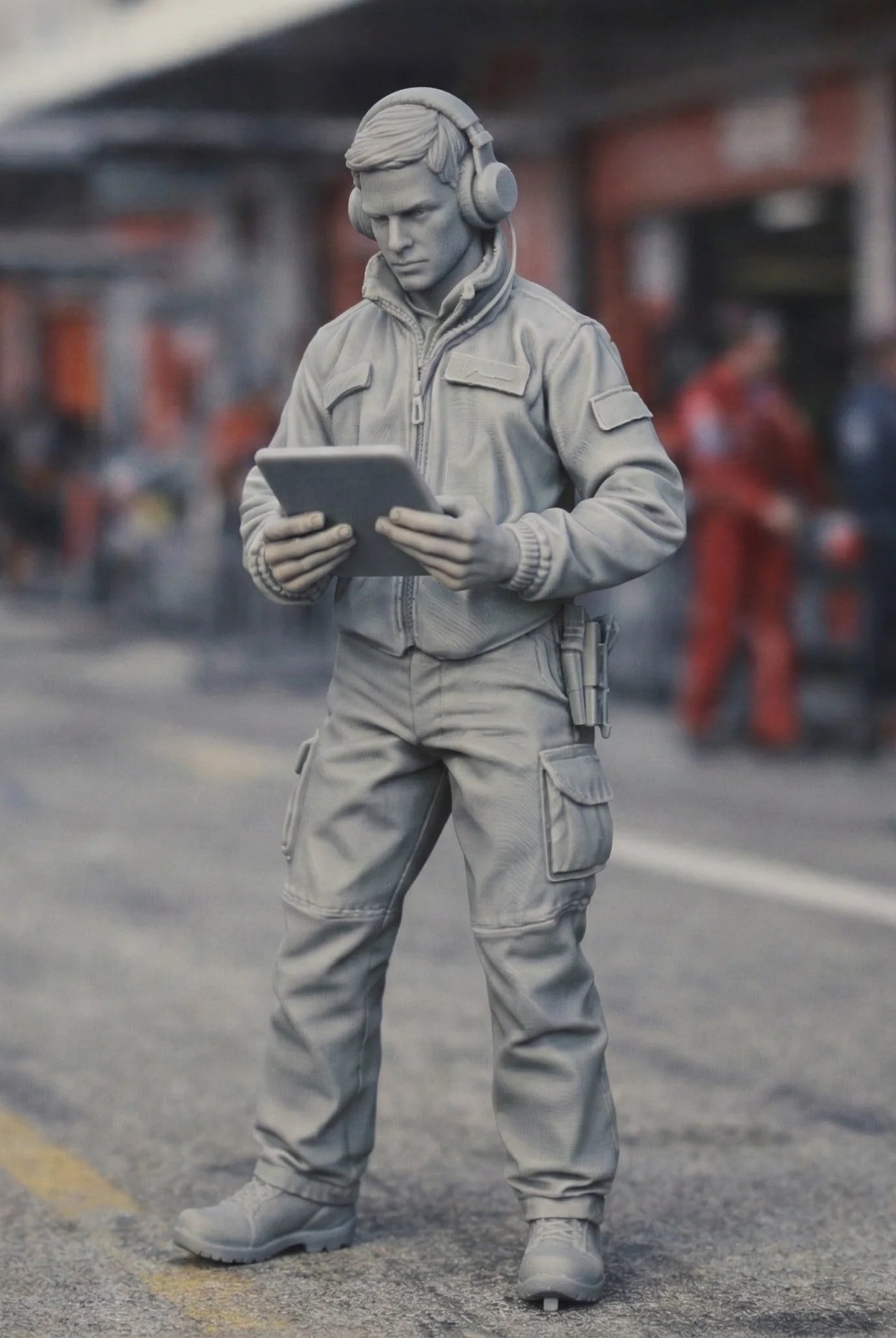 The Trackside Engineer | Motorsport Data Analyst Resin Figurine