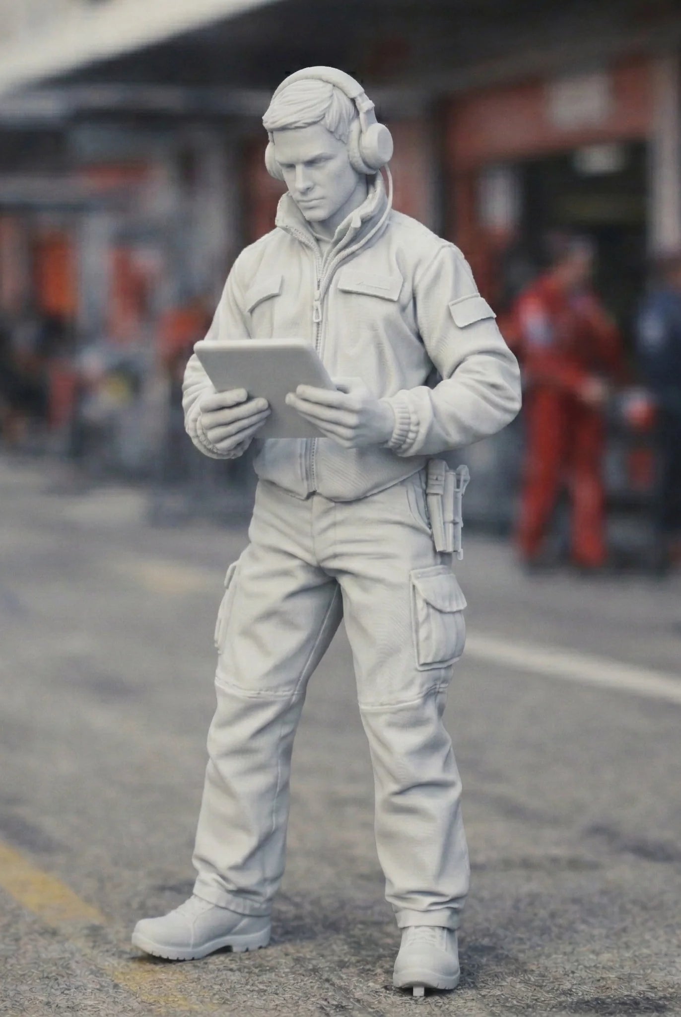 The Trackside Engineer | Motorsport Data Analyst Resin Figurine