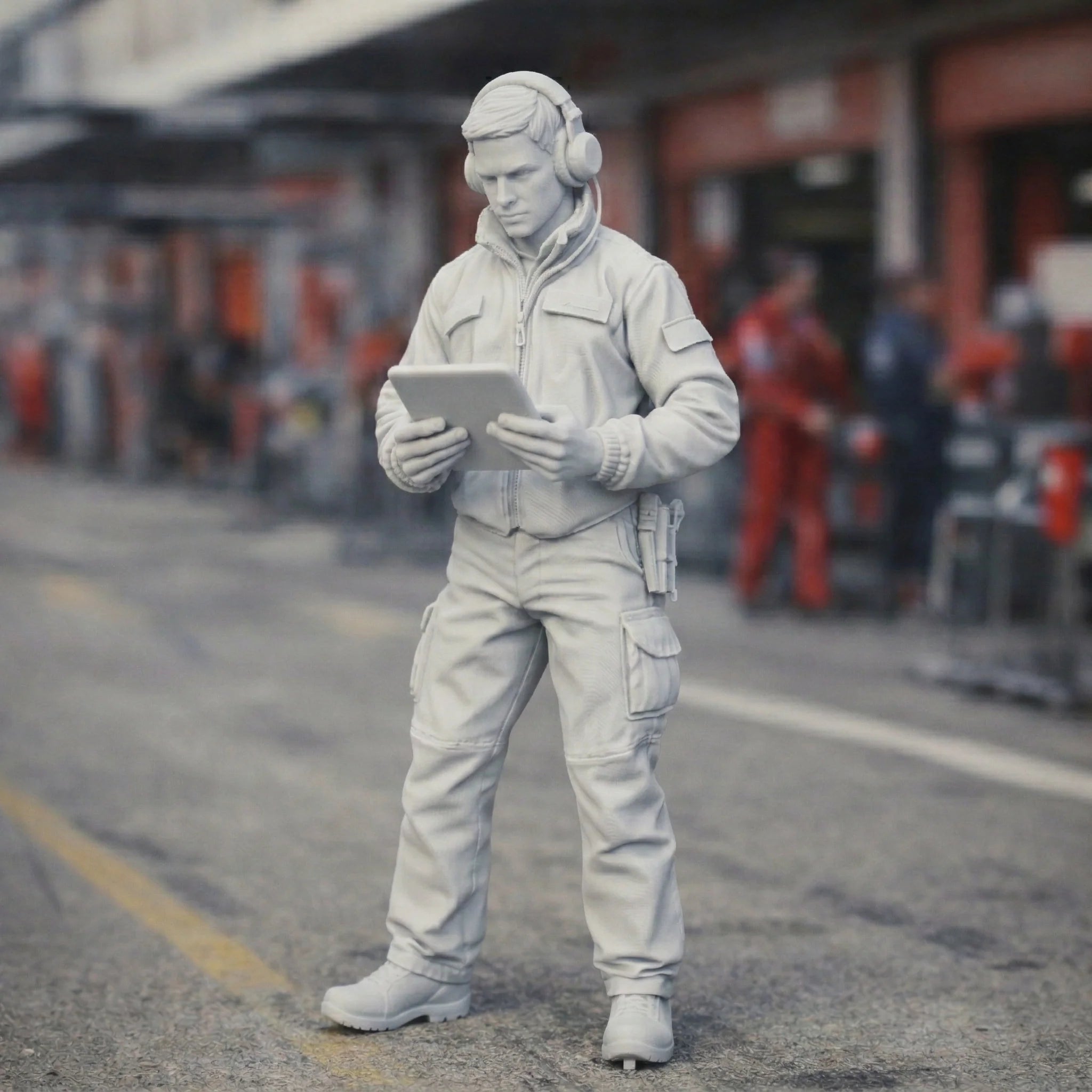The Trackside Engineer | Motorsport Data Analyst Resin Figurine
