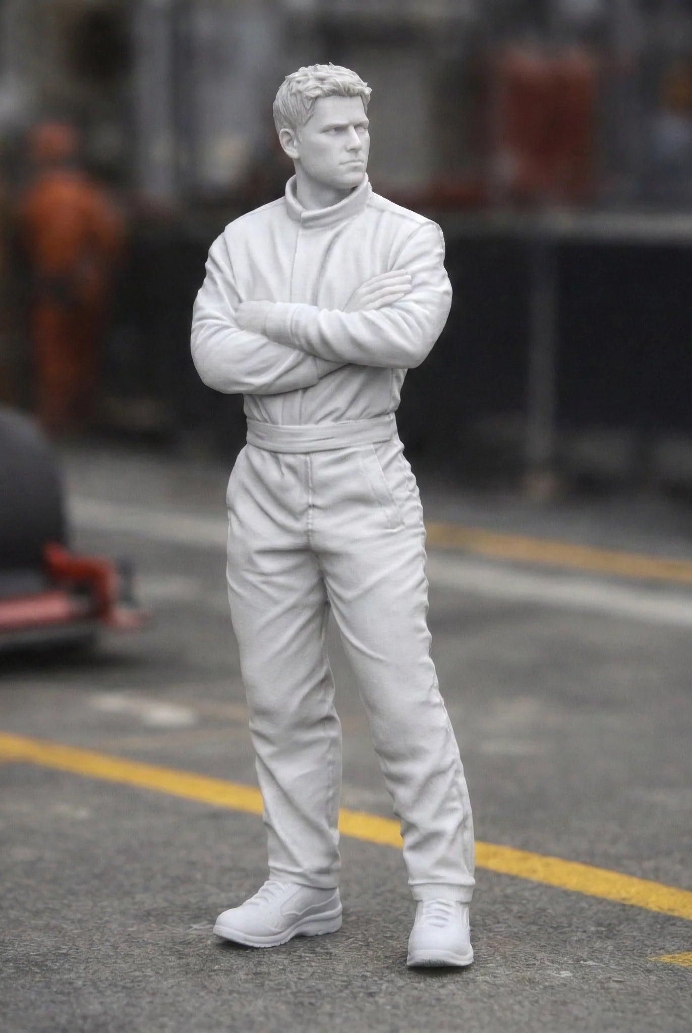 The Paddock Professional | Scale Racing Slot Car Driver Figurine