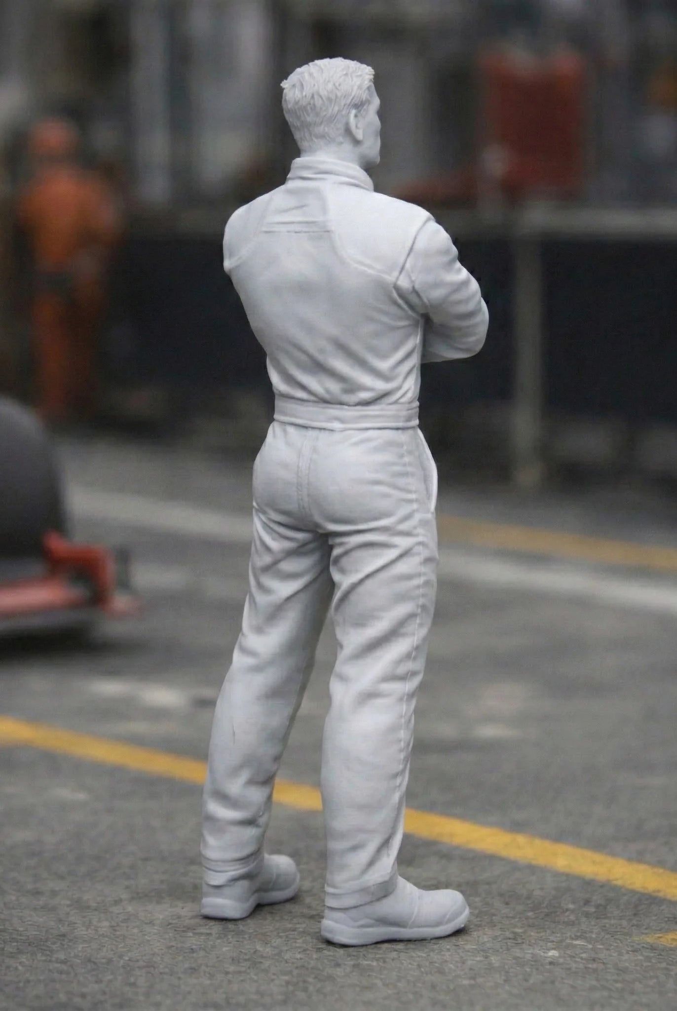 The Paddock Professional | Scale Racing Slot Car Driver Figurine