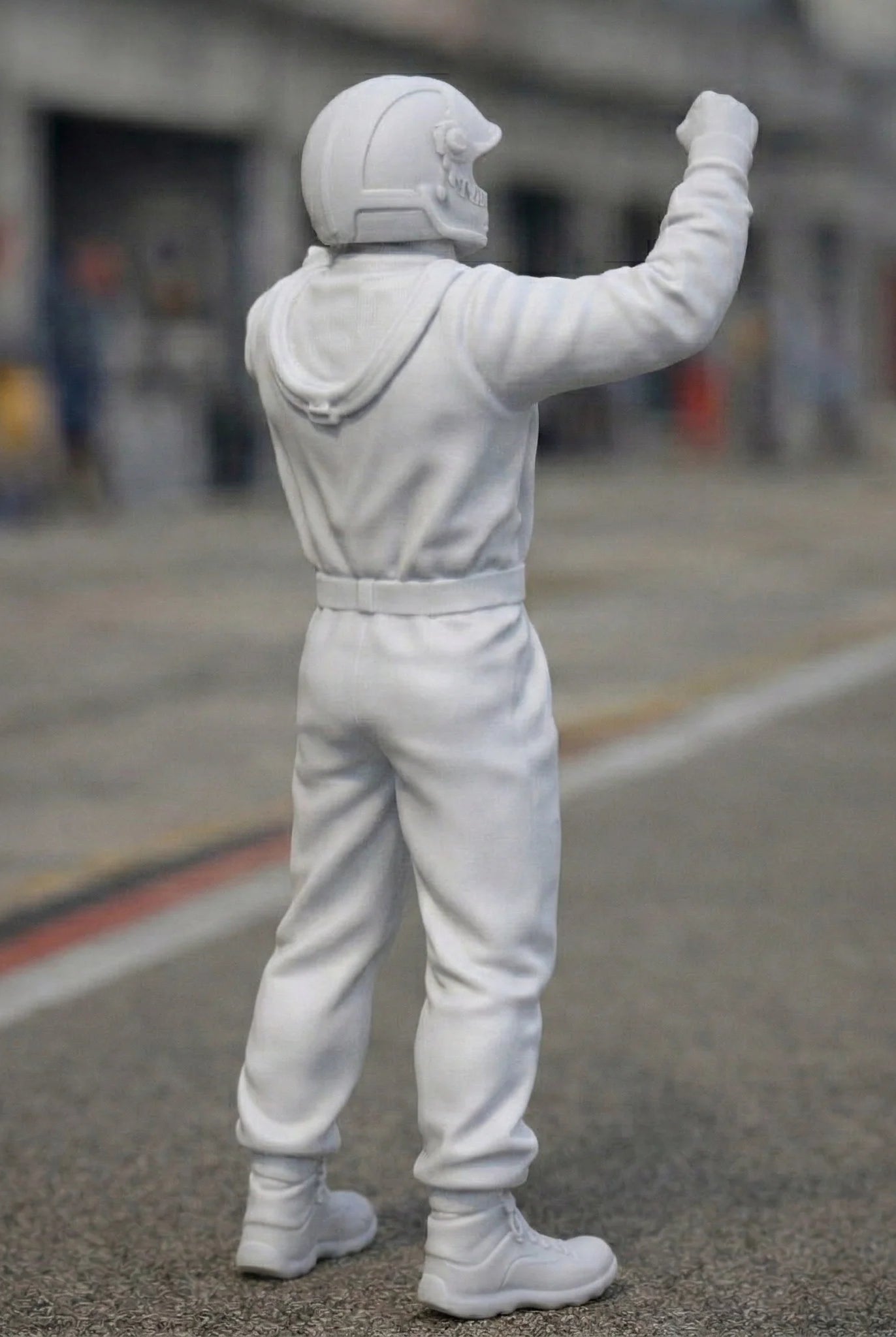 The Podium Victor | Racing Driver Victory Celebration Resin Figurine