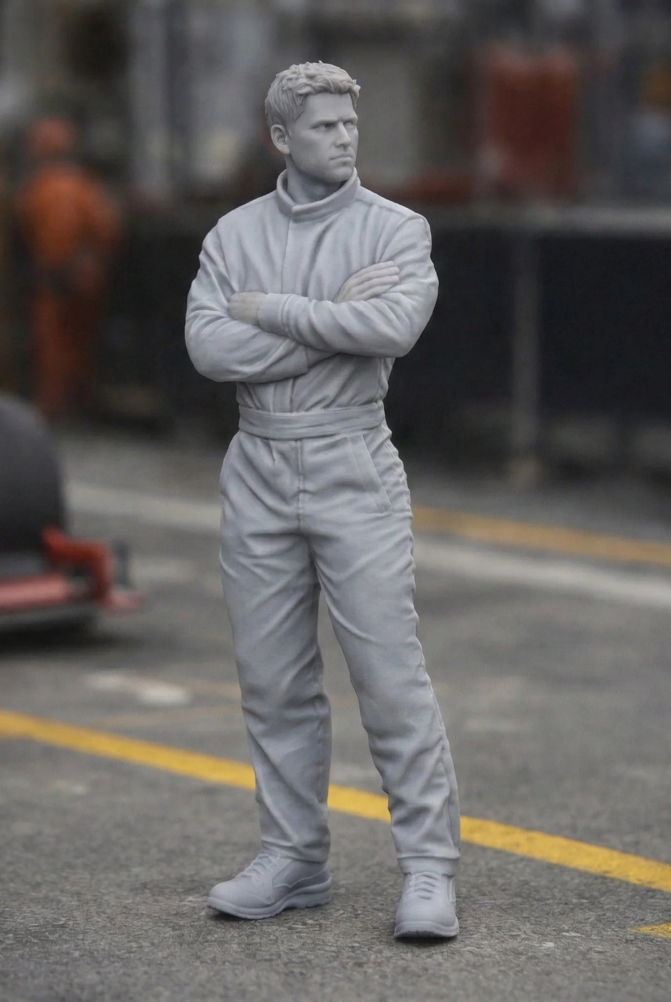 The Paddock Professional | Scale Racing Slot Car Driver Figurine