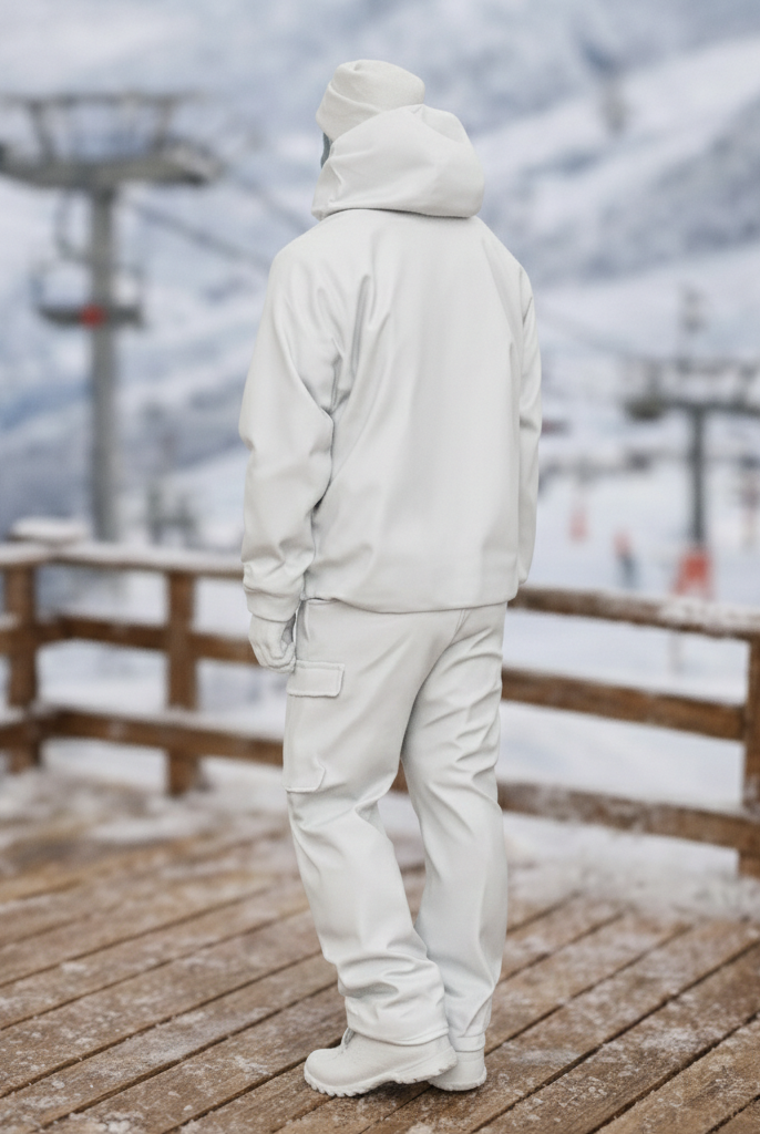 Alpine Hiker in Waterproof Shell & Cargo Pants | Resin Figurine