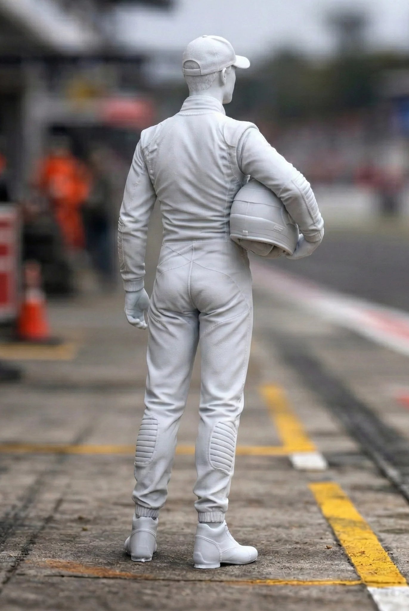Professional GT Racing Driver | Scale Resin Slot Car Diorama Figurine