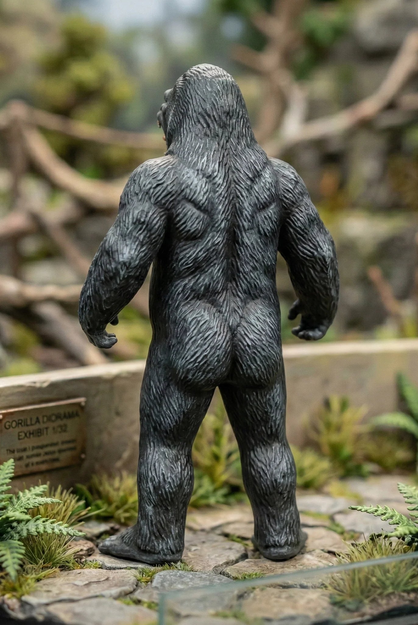 Fancy Dress Reveller in Gorilla Costume | Resin Figurine