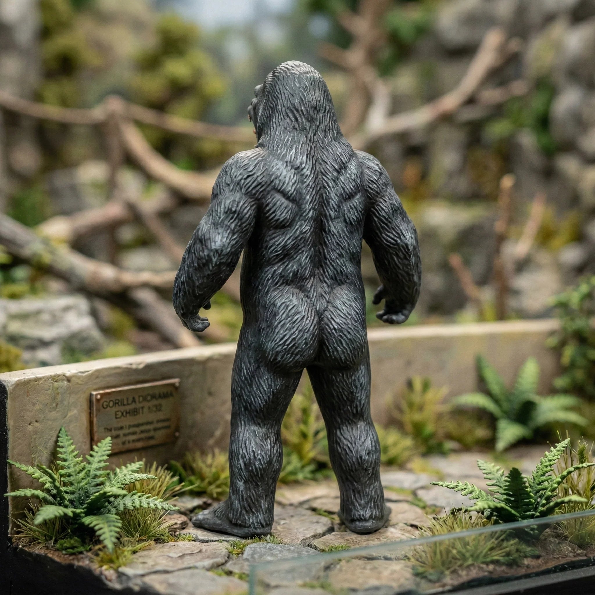 Fancy Dress Reveller in Gorilla Costume | Resin Figurine