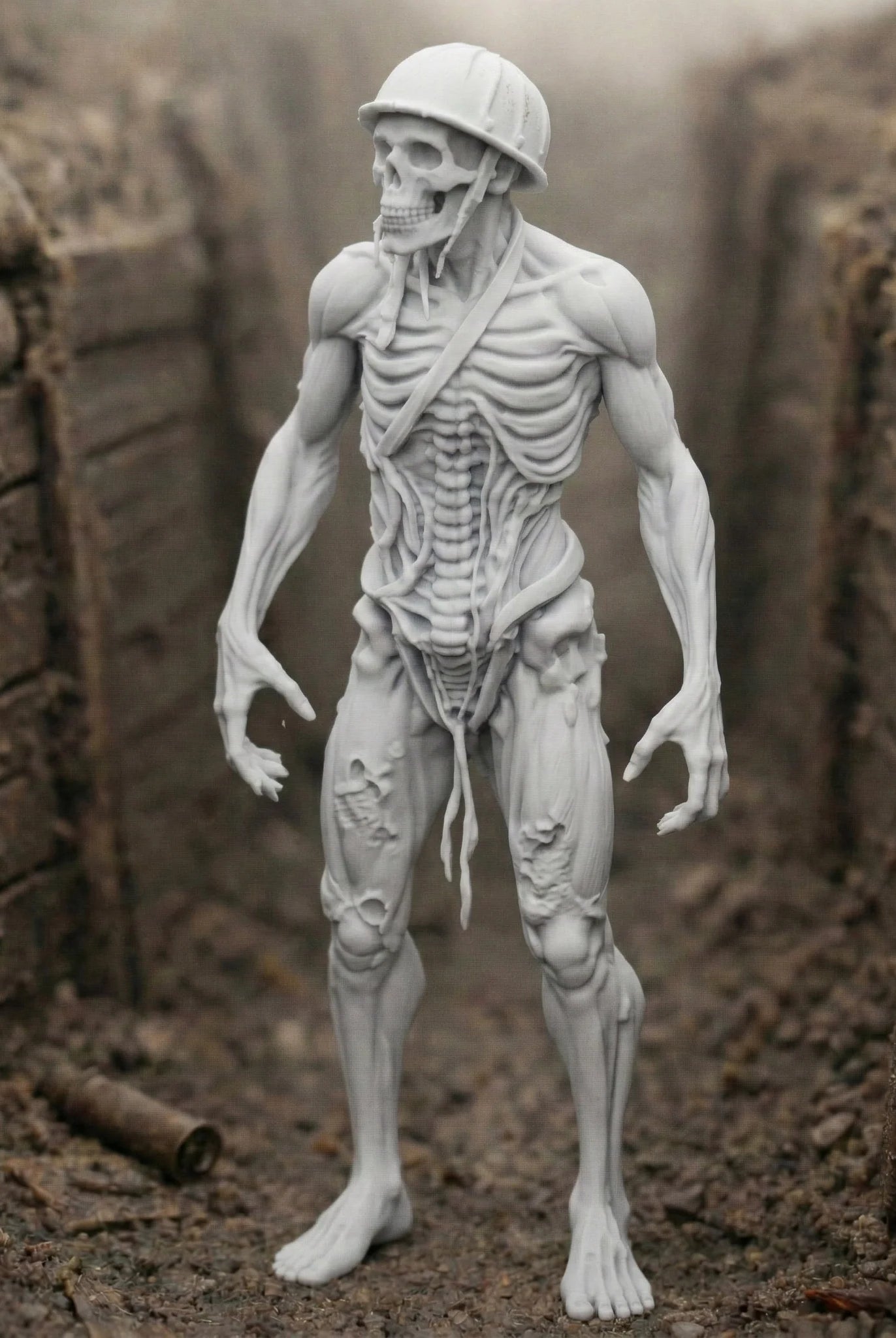 The Trench Stalker | Undead Great War Soldier Resin Miniature