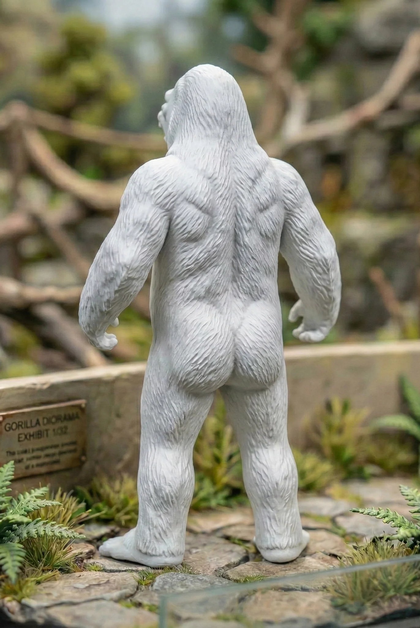 Fancy Dress Reveller in Gorilla Costume | Resin Figurine
