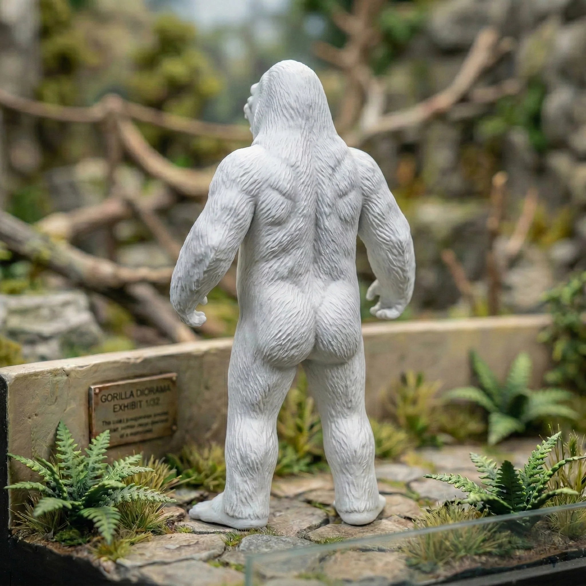 Fancy Dress Reveller in Gorilla Costume | Resin Figurine