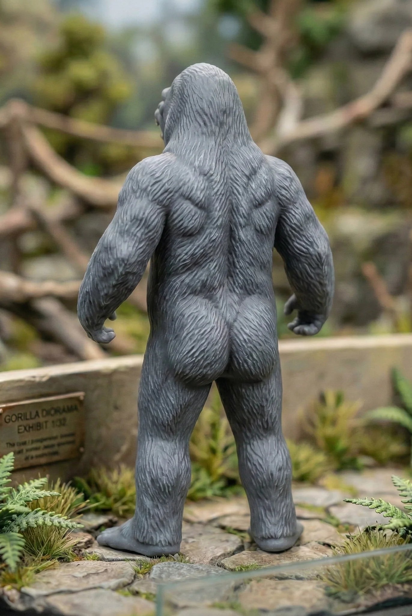 Fancy Dress Reveller in Gorilla Costume | Resin Figurine