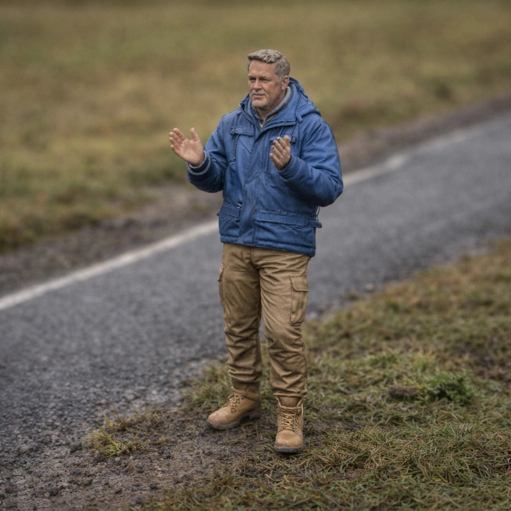 Encouraging Spectator | Resin Diorama Figurine