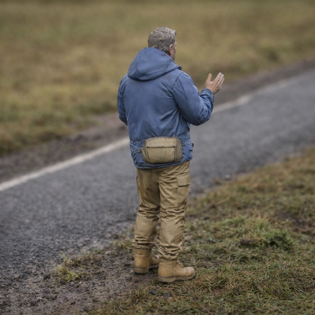 Encouraging Spectator | Resin Diorama Figurine