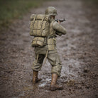 WWII G.I. Rifleman (US Army) | Grey Resin Diorama Figurine