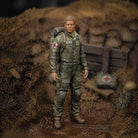 The Frontline Medic | Grey Resin War Diorama Figurine