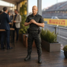 Paddock Security Detail | Grey Resin Slot Car Diorama Figurine