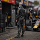 Race Team Principal | Grey Resin Slot Car Diorama Figurine