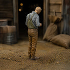 The Grain Inspector | Grey Resin Farm Diorama Figurine