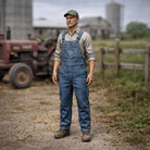 Heritage Farm Mechanic | Grey Resin Farm Diorama Figurine