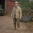 Veteran Farm Proprietor | Grey Resin Farm Diorama Figurine
