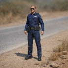 Highway Patrol Police Officer | Grey Resin General Diorama Figurine