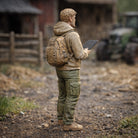Modern Farm Manager | Grey Resin Farm Diorama Figurine