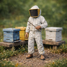 Apiary Beekeeper | Grey Resin Farm Diorama Figurine