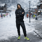 Athleisure Traveller in Zip-Up Hoodie & Joggers | Resin Figurine