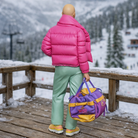 Avant-Garde Tourist in Puffer Jacket & Joggers | Resin Figurine