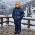 Junior Alpine Tourist in Puffer Jacket | Resin Figurine