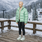 Avant-Garde Tourist in Puffer Jacket | Resin Figurine