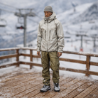 Alpine Hiker in Waterproof Shell & Cargo Pants | Resin Figurine