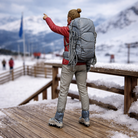 Elite Mountain Guide Pointing to Summit | Resin Figurine
