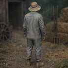 Terrifying Rural Scarecrow in Distressed Denim | Scale Resin Farm Diorama Figurine