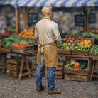 Resin Market Farmer Diorama Figurine | Scaled Resin Diorama Figurine