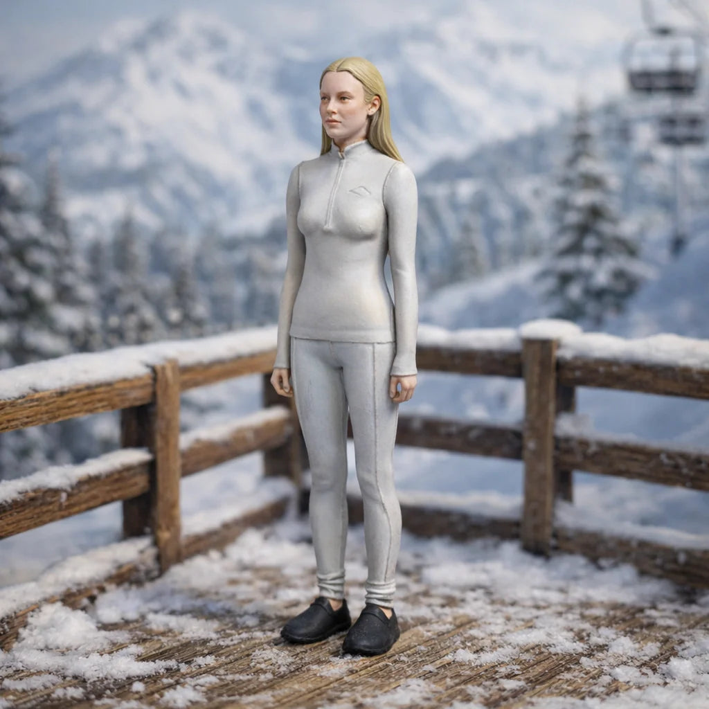 Professional Athlete in Technical Base Layer | Resin Figurine