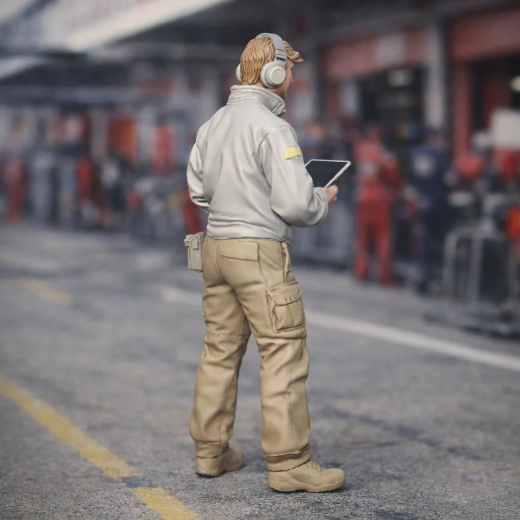 The Trackside Engineer | Motorsport Data Analyst Resin Figurine