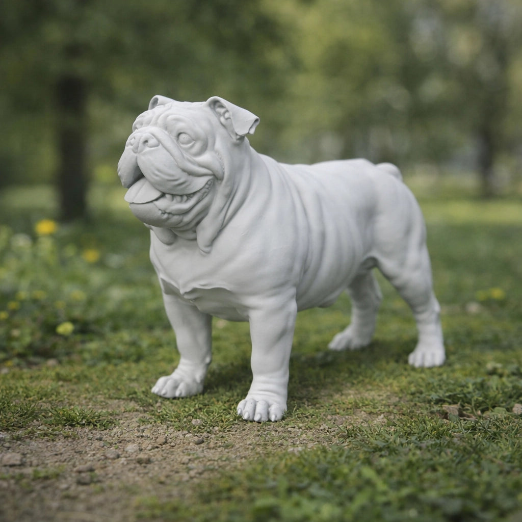 Stout English Bulldog Dog | Resin Animal Accessory