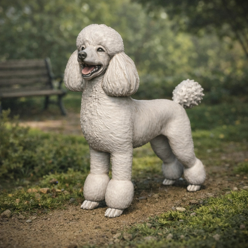 Poodle Dog | Resin Animal Accessory