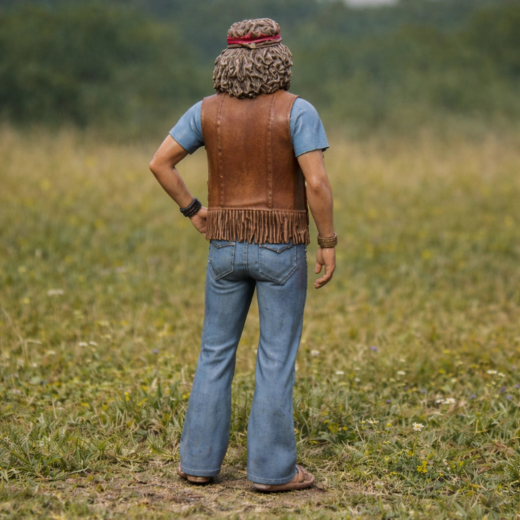Retro Nomad Hippie | Resin Figurine
