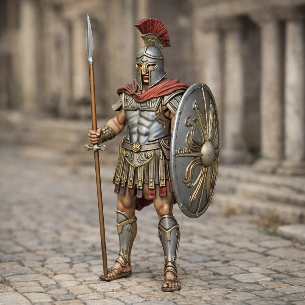 Elite Spartan Hoplite Roman Soldier | Resin Figurine