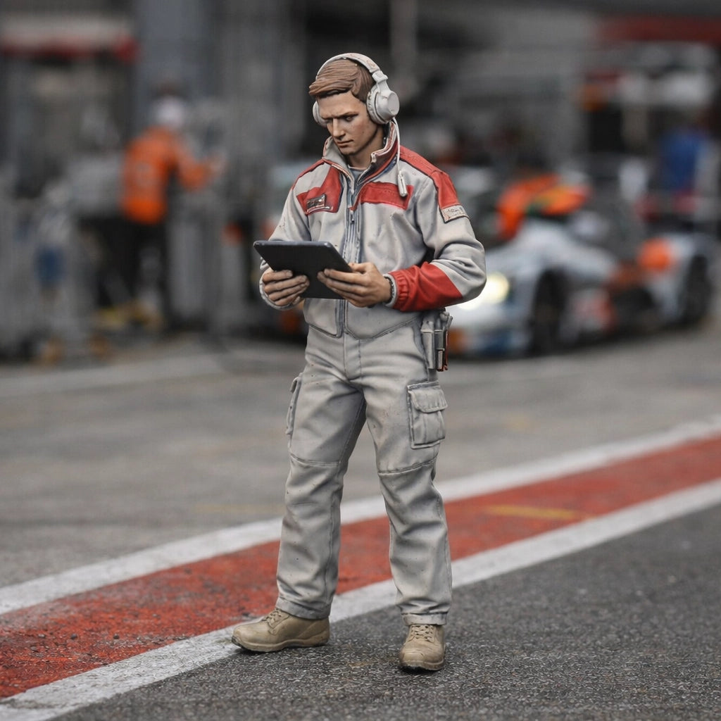 Precision Race Technician | Resin Figurine