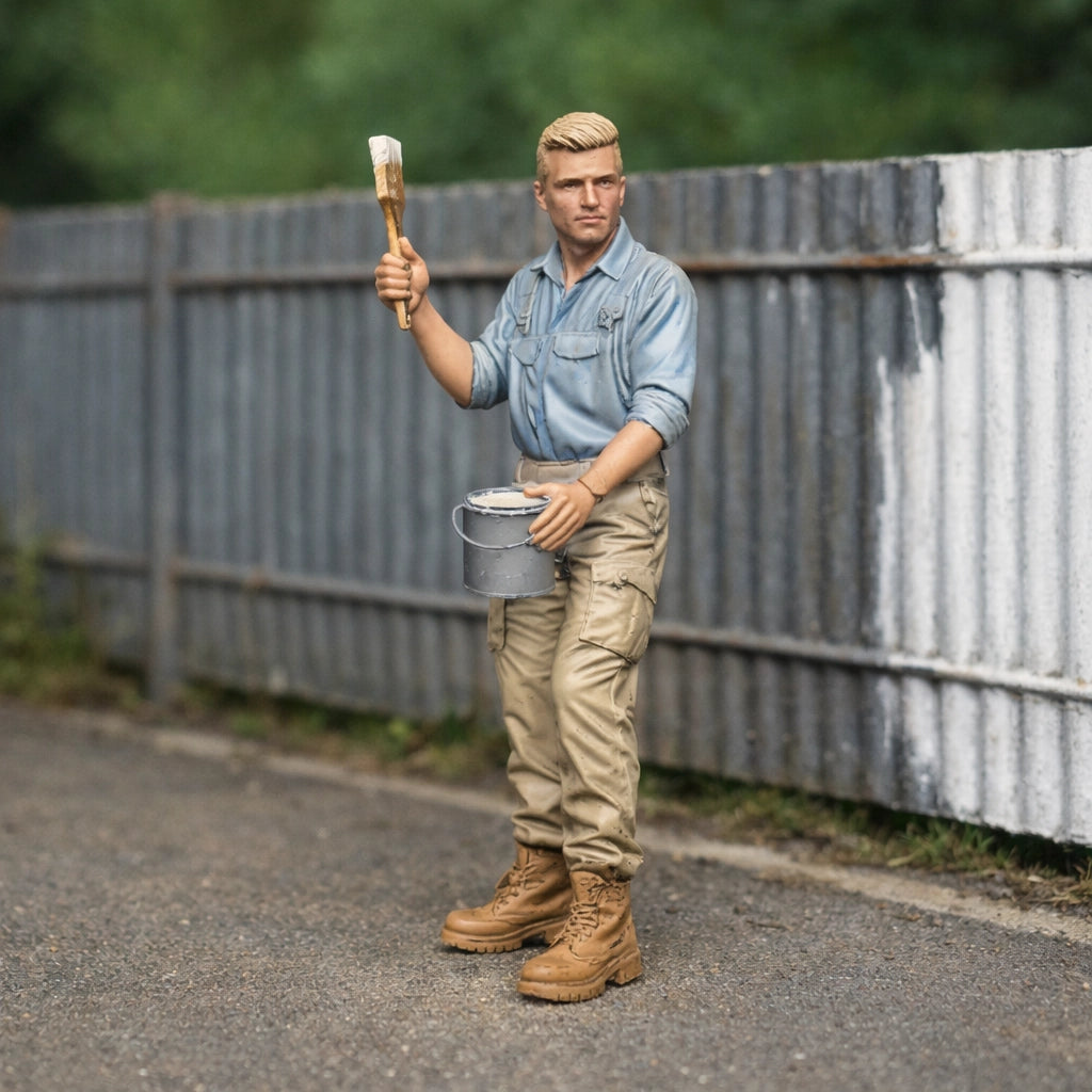 Trackside Painter | Resin Figurine