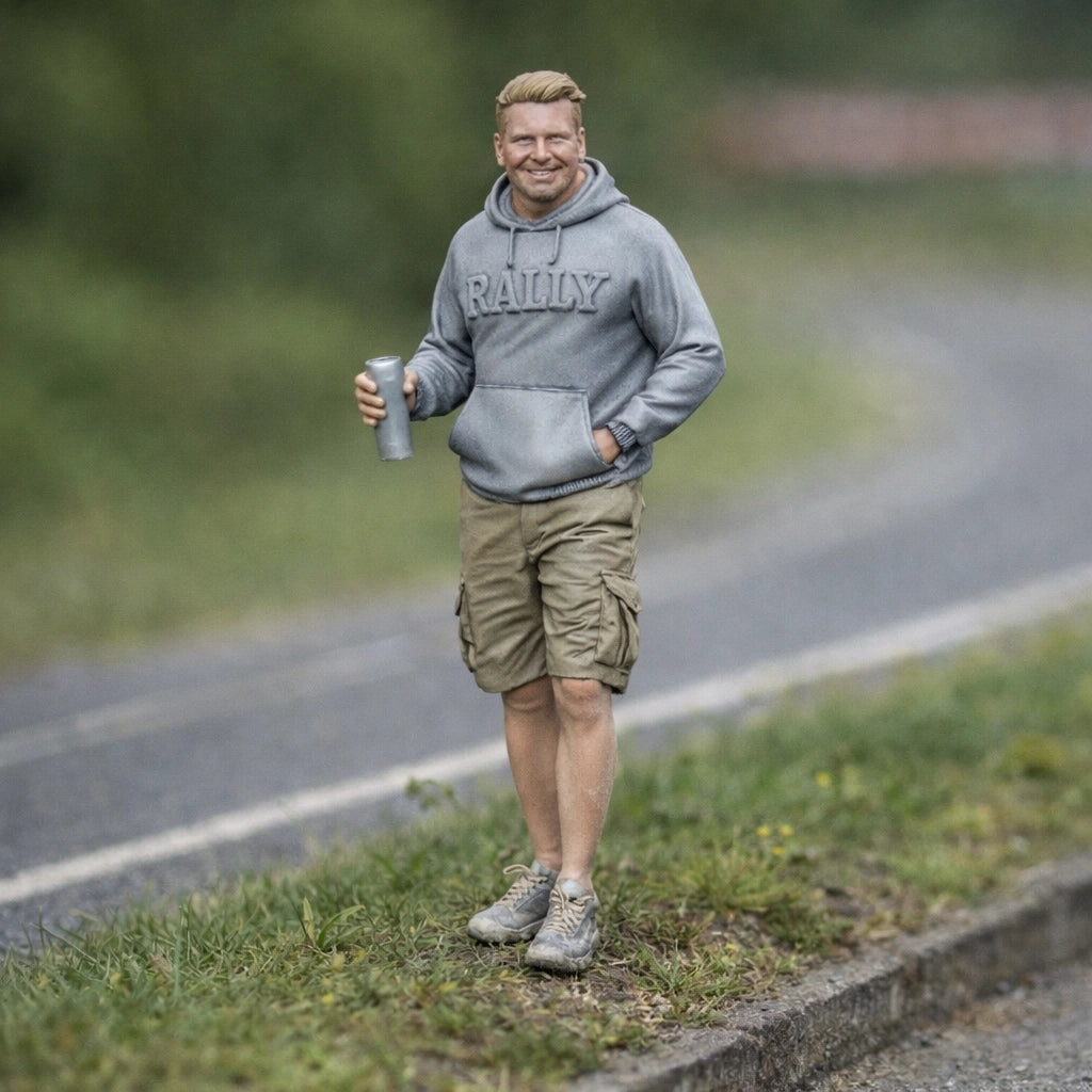 Rally Enthusiast | Resin Figurine