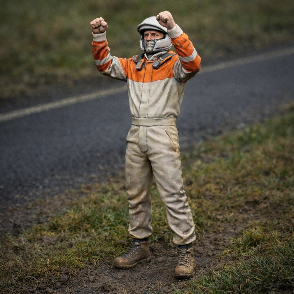 High-Visibility Rally Marshal | Resin Figurine