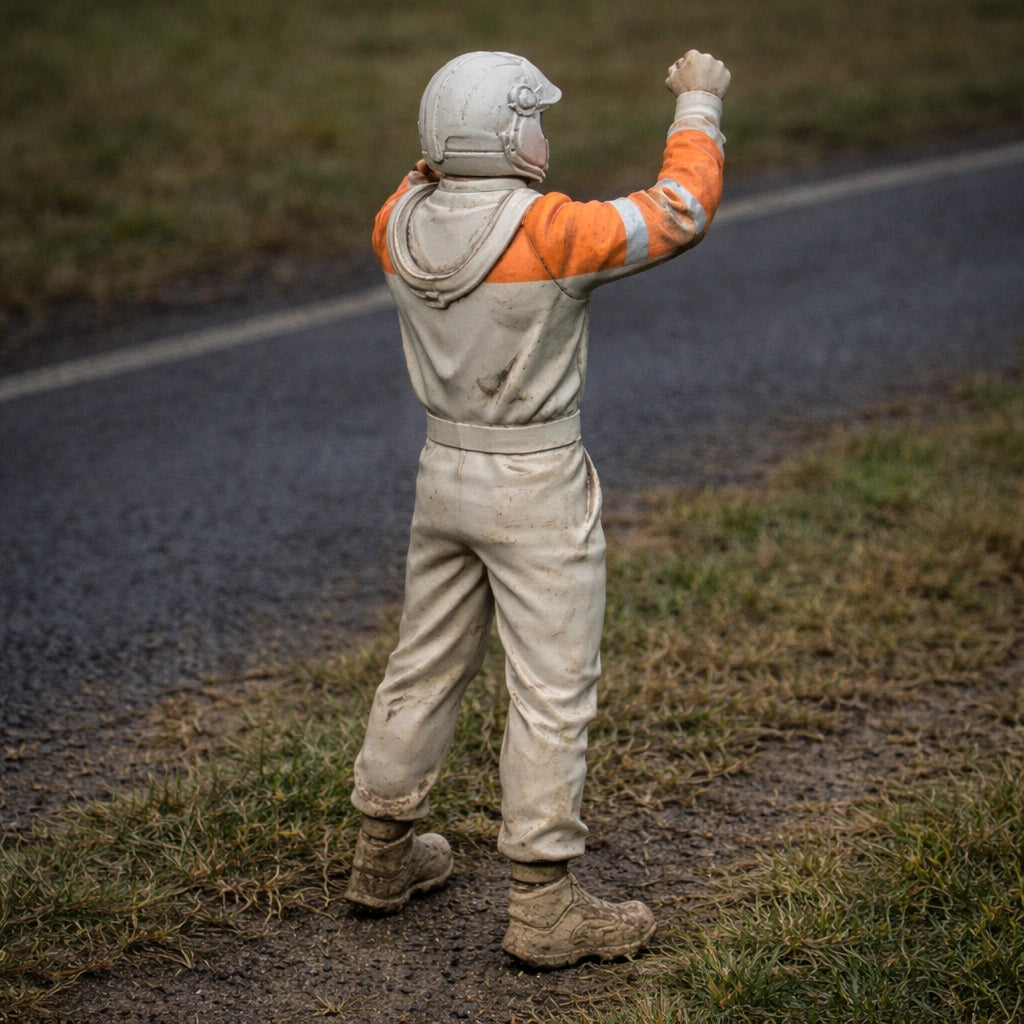 High-Visibility Rally Marshal | Resin Figurine